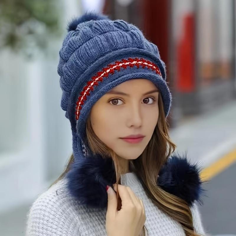 TikTokShopBlackFriday Fantasy Fleece Beanie with Earflaps, Stretchy Acrylic Winter Hat with Adjustable Fit and Built-In Storage Pocket, Soft Hand-Washable Headwear for Cold Weather, Outdoor Activities, and Casual Wear skull cap Knit Heart unisex design TikTokShopBlackFriday Fantasy Fleece Beanie with Earflaps, Stretchy Acrylic Winter Hat with Adjustable Fit and Built-In Storage Pocket, Soft Hand-Washable Headwear for Cold Weather, Outdoor Activities, and Casual Wear skull cap Knit Heart unisex design