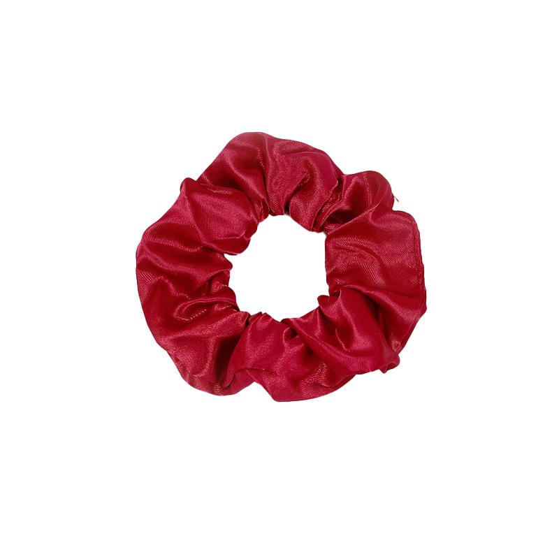 Hot Selling Solid Satin Scrunchies, French Style Hair Ties, Soft Silk Hair Accessories for Women Girls Ponytail Holder