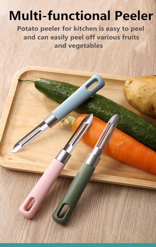 1pc Vegetable Peeler with Non-Slip Handle and Sharp Blade - Effortlessly Peel Vegetables and Fruits with Kitchen