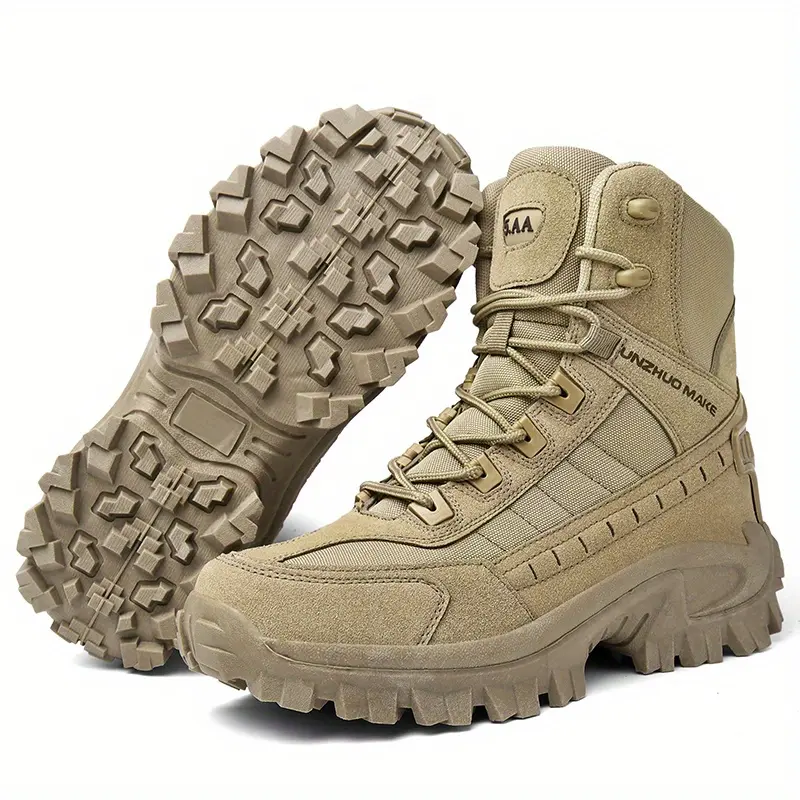 Men's Lightweight Durable High-Top Hiking & Tactical Boots - Multi-Scenario Boots for Outdoor Jungle Hiking & Operational Use. Slip-resistant And Long-lasting, They're Ideal for All-season Outdoor Hiking, Hunting Gear, And Adventure Travel.