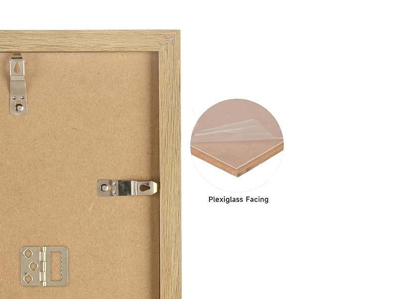 Rustic Oak 24x36 Frame Single Frame 24 x 36 Poster Frame for Artwork Puzzles Photos Movie Posters Picture Frames