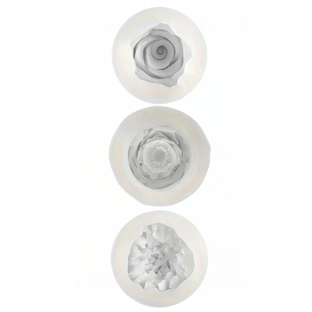 3pcs Resin Silicone Mold Set - Rose, Peony, Carnation Silicone Molds for Candle, Soap, Clay Crafts - Ideal for DIY Kit, Home Decor, Wedding, Birthday, Valentine's Day Gifts, Soap Making Supplies - Petal Texture for Resin Art, Candle Making, and Craft
