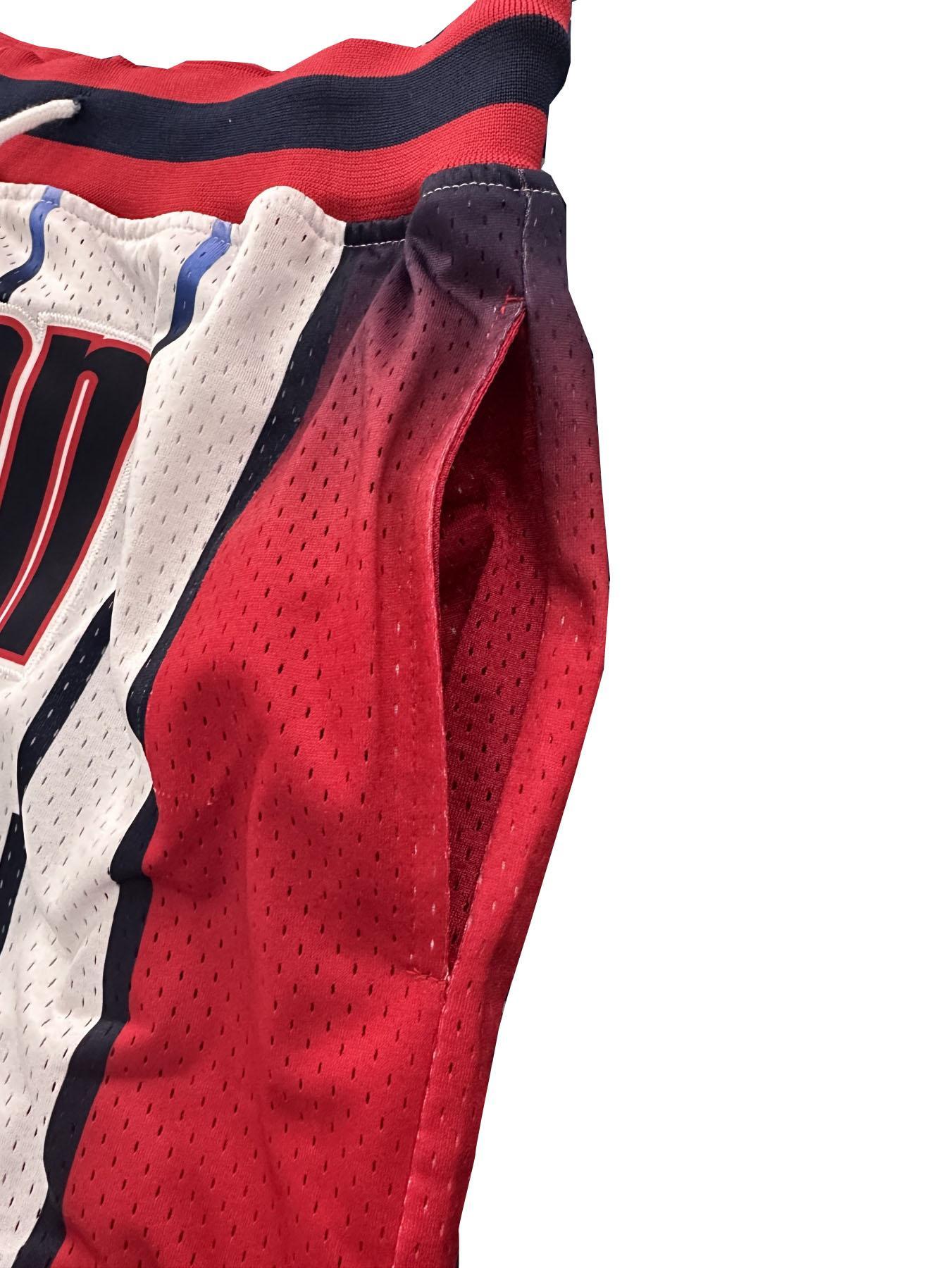 Men's Letter & Number Embroidery Basketball Shorts, Casual Comfy Breathable Athletic Shorts for Summer, Men's Bottoms for Daily Wear, Athleisure Style Bottoms