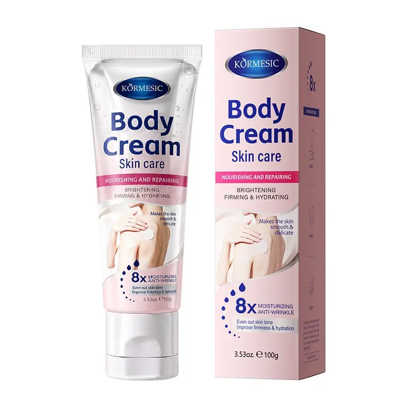 Deep Nourishing Body Cream For Dry Rough Skin 8X Moisturizing Hydrating Firming Anti-Wrinkle Lotion Even Skin Tone Brightening Repair Body Moisturizer