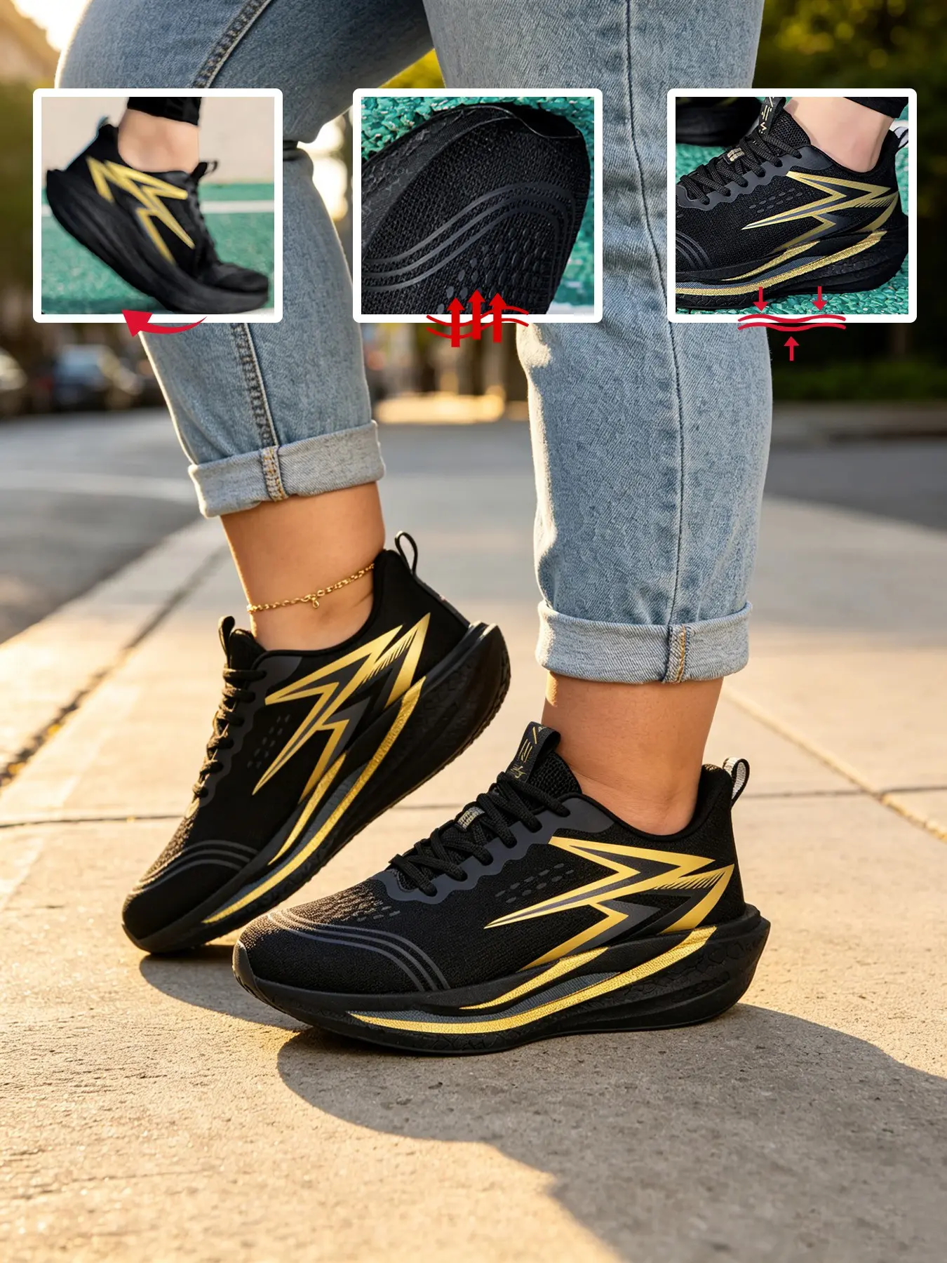 New Summershoes Unisex Athletic Sneakers Mesh Breathable Lightweight Outdoor Running Men Trendy Footwear Walking Shoes Women Goingouttop Shoes Casual Trendy Trainers Sports Shoes