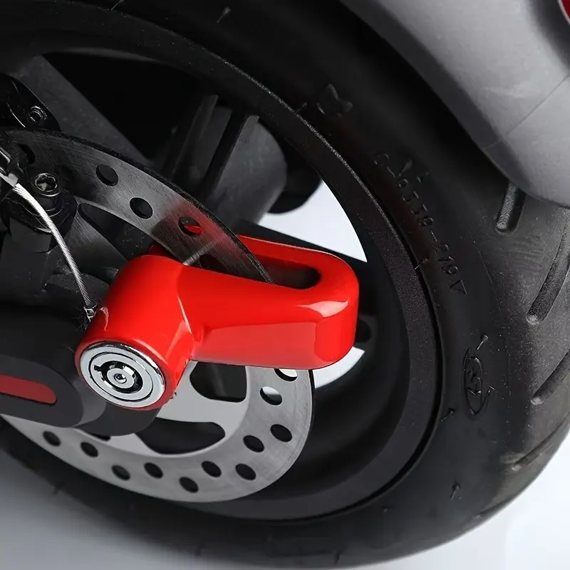 Motorcycle Disc Brake Lock, Anti-Theft Scooter Disk Lock, Anti-Pry Electric Vehicle Brake Rotor Security Lock, Ebike Accessories, Motorcycle Locks Anti Theft