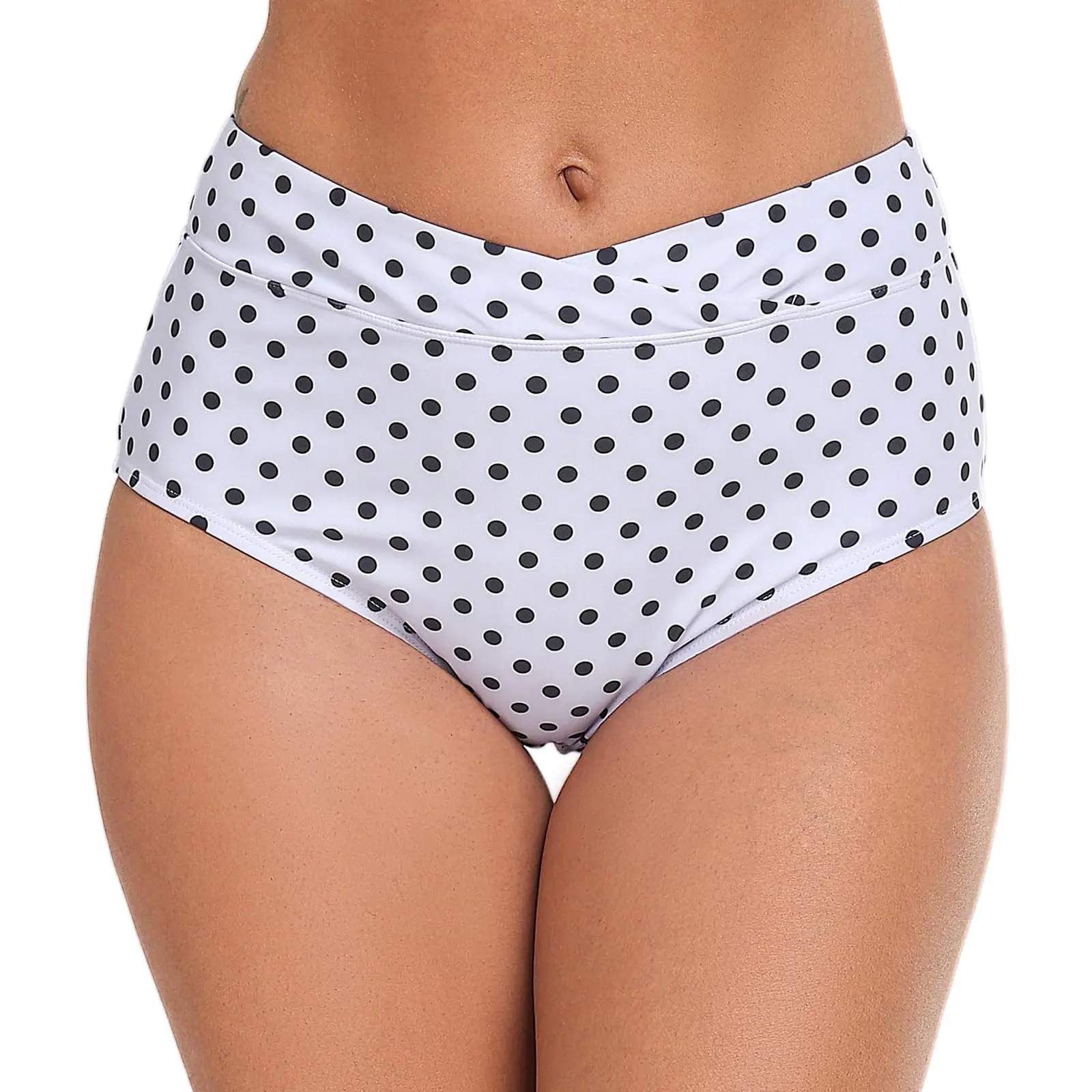 White/Black Polka Dot
