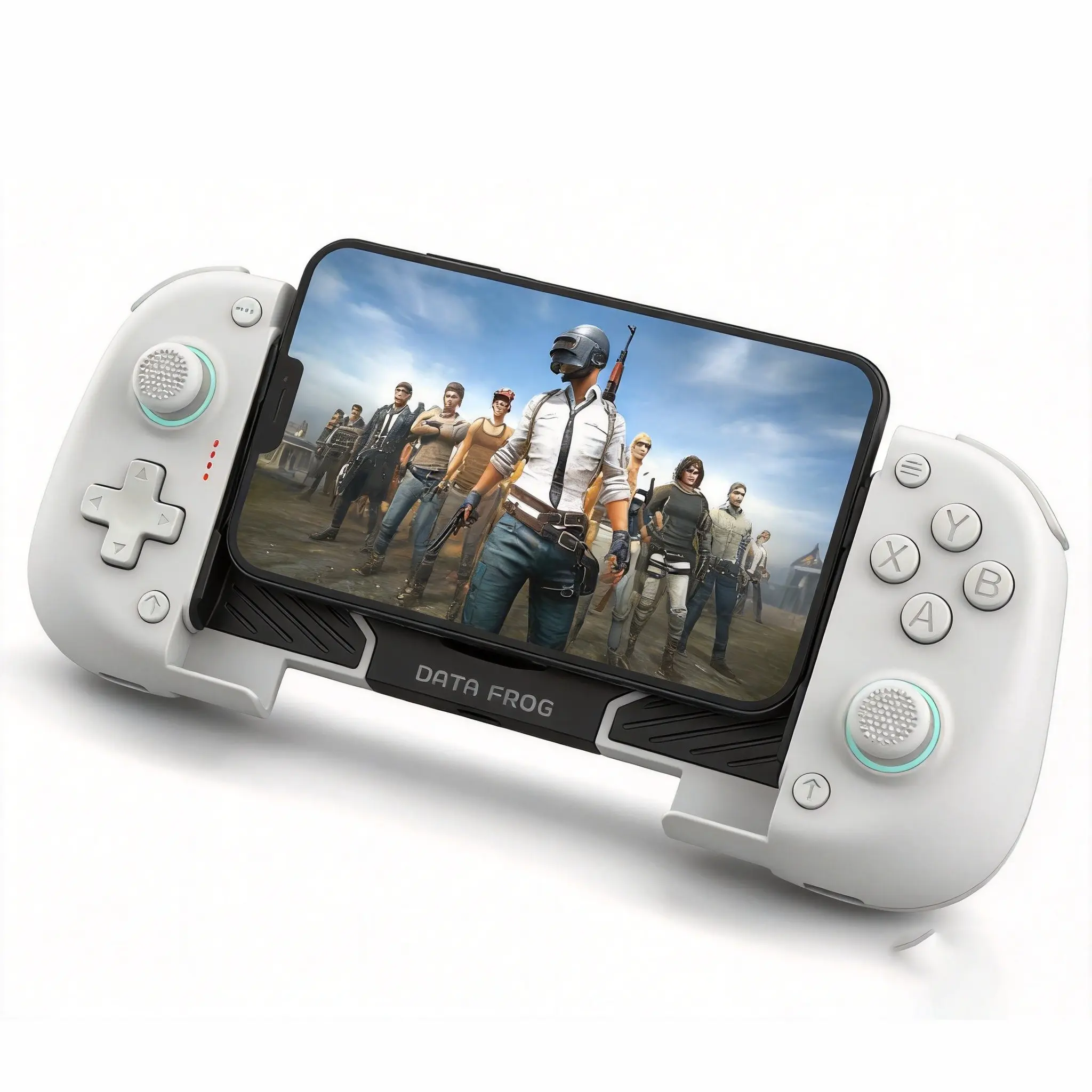 A game controller suitable for Android/iPhone/PC/Switch devices, with a retractable game controller with Hall effect joystick and cooling fan (white/black/pink) Multi Platform Gamepad