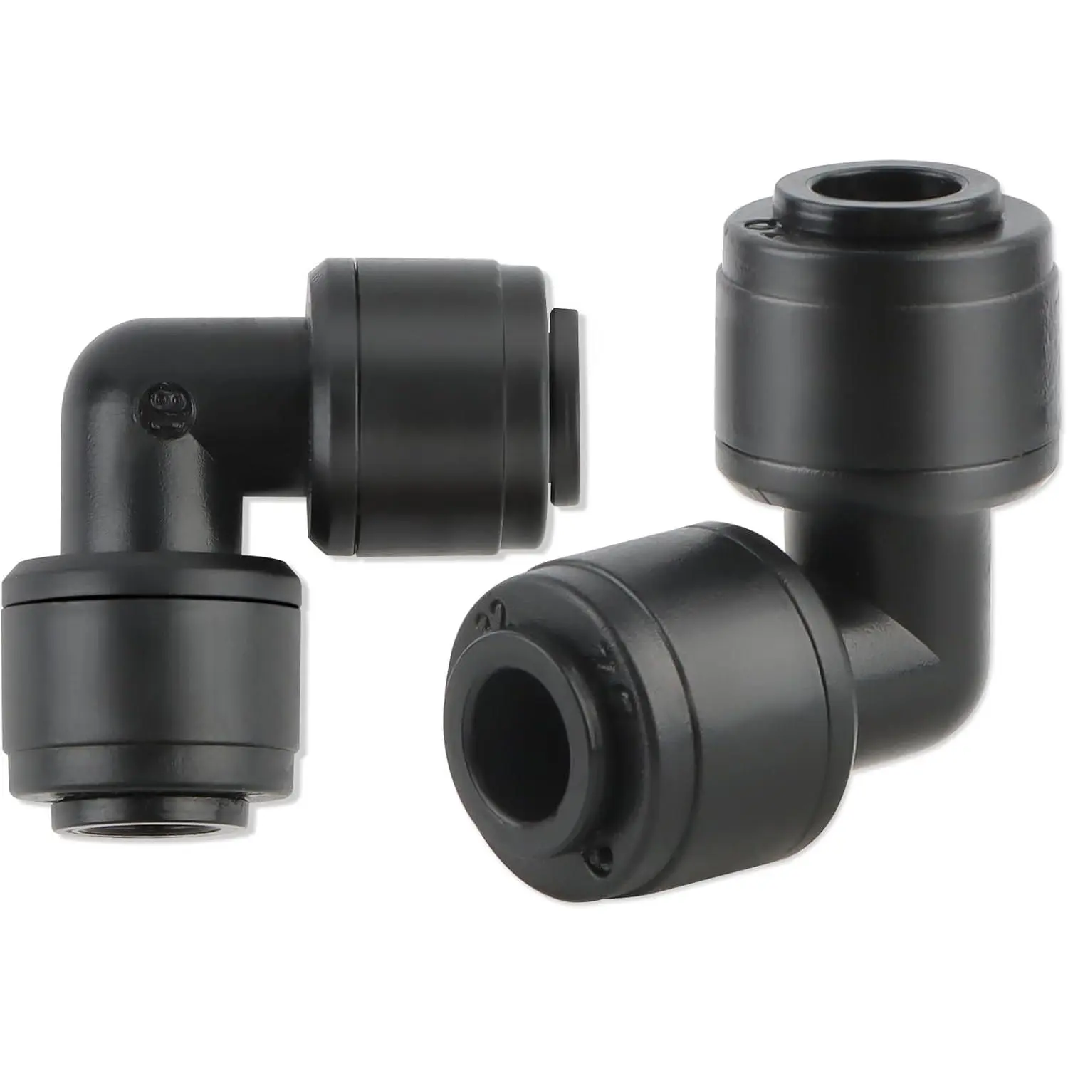 30 count Quick Connect 1/4" Drip Irrigation Elbow Connector |  Barbed Elbow Fittings for 1/4" Irrigation Tubing, Leak Free Fittings for Sprinkler Drip Irrigation Watering System