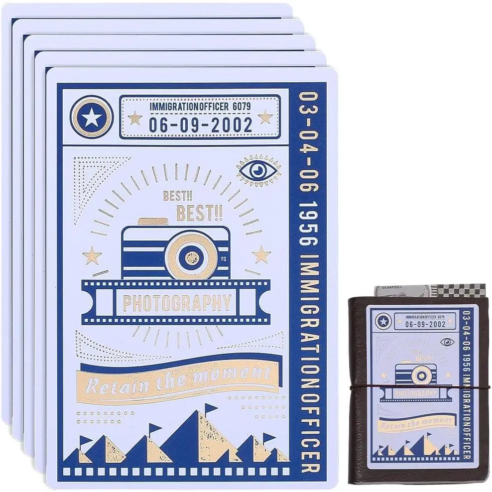 5 count Pencil Board Traveler Standard Passport Notebook Writing Pad 125x85mm Lightweight Portable  Notebook Accessory for Journal Flexibility Layout Grids Board with Ruler Scale