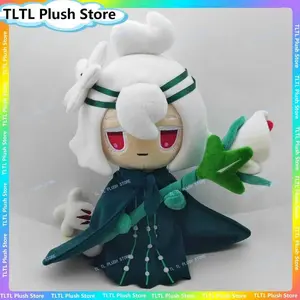2026 hot item New Cookie Run Kingdom White Lily Plush Toy Cookie Anime Peluche Doll Ko Ver Game Fans Peripheral Soft Children Birthday Gift