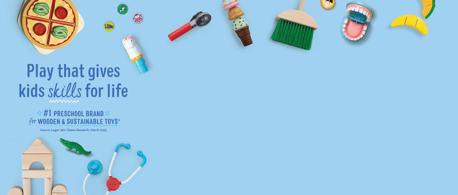 Wooden Building Blocks, 100-Piece Set of Sorting & Stacking Toys in 4 Colors and 9 Shapes, Classic Toddler Toys for Girls & Boys Ages 2+ - FSC Certified