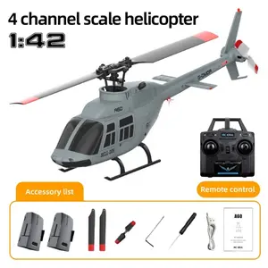 Four Channel RC Helicopter, Flow Light Altitude Hold, Stunt Drone Model, Adult Toy, Christmas Birthday Gift, Includes Box, 14+ Years