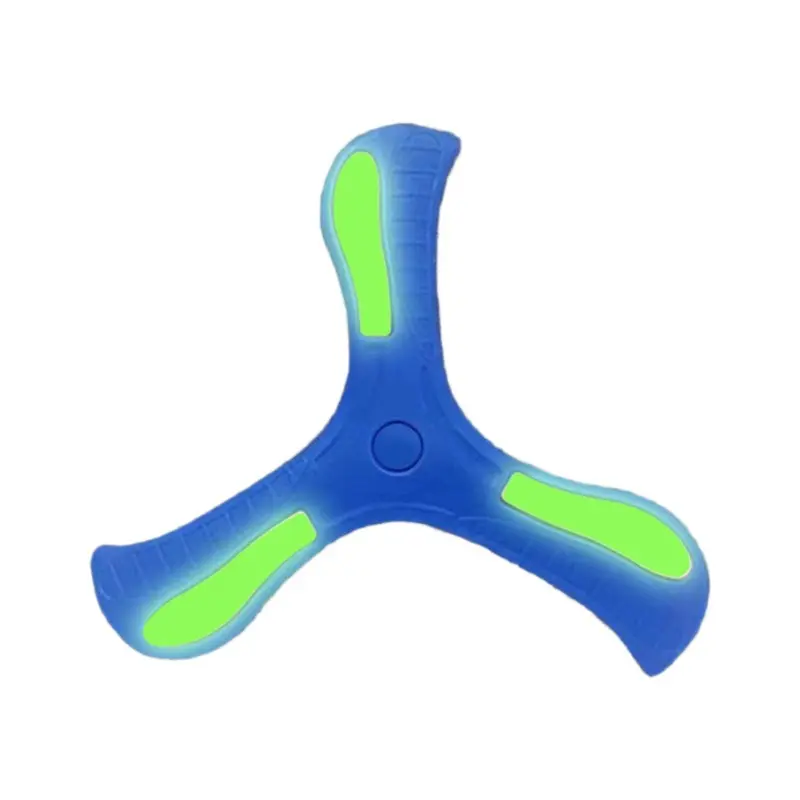 Children's luminous boomerang soft label flying to boys' outdoor toys park, outdoor sports darts frisbee, cool play