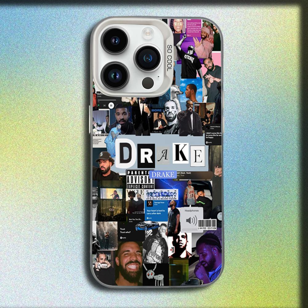 Funny Singer D-Drake Rapper Phone Case For iPhone17 16,15,14,13,12,11,Mini,Pro,SE,MAX White Matte Shockproof Cover