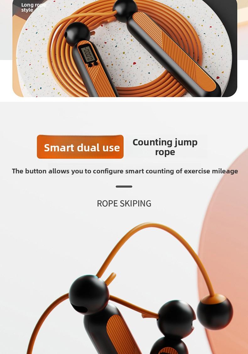 Counting Jump Rope Cordless Jump Rope Electronic Counting Jump Rope Indoor Exercise Fitness