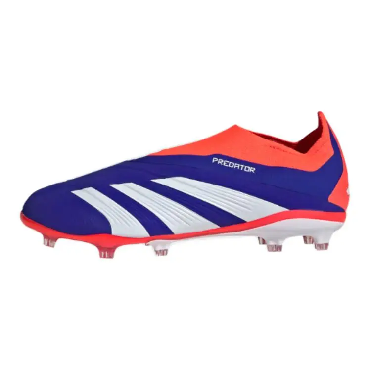 adidas Predator Elite Laceless FG Lucid Blue Cloud White Solar Red (GS) IF6350