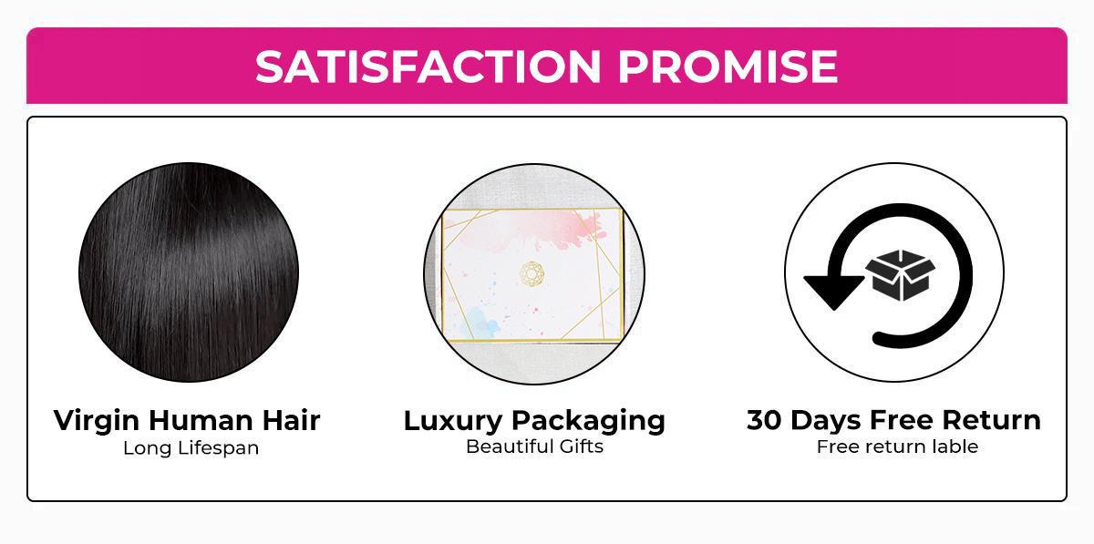 Gabrielle HAIR Crochet Hair Human Hair Extensions Miracle Knots Pre-Separated 50g/Pack (32-38 Strands Per Pack)– Knotless Boho Braids, 4-5 Packs for Full Head, Multiple Curly & Wave Textures Protective Hairstyles For Black Women#WeeklyDeals