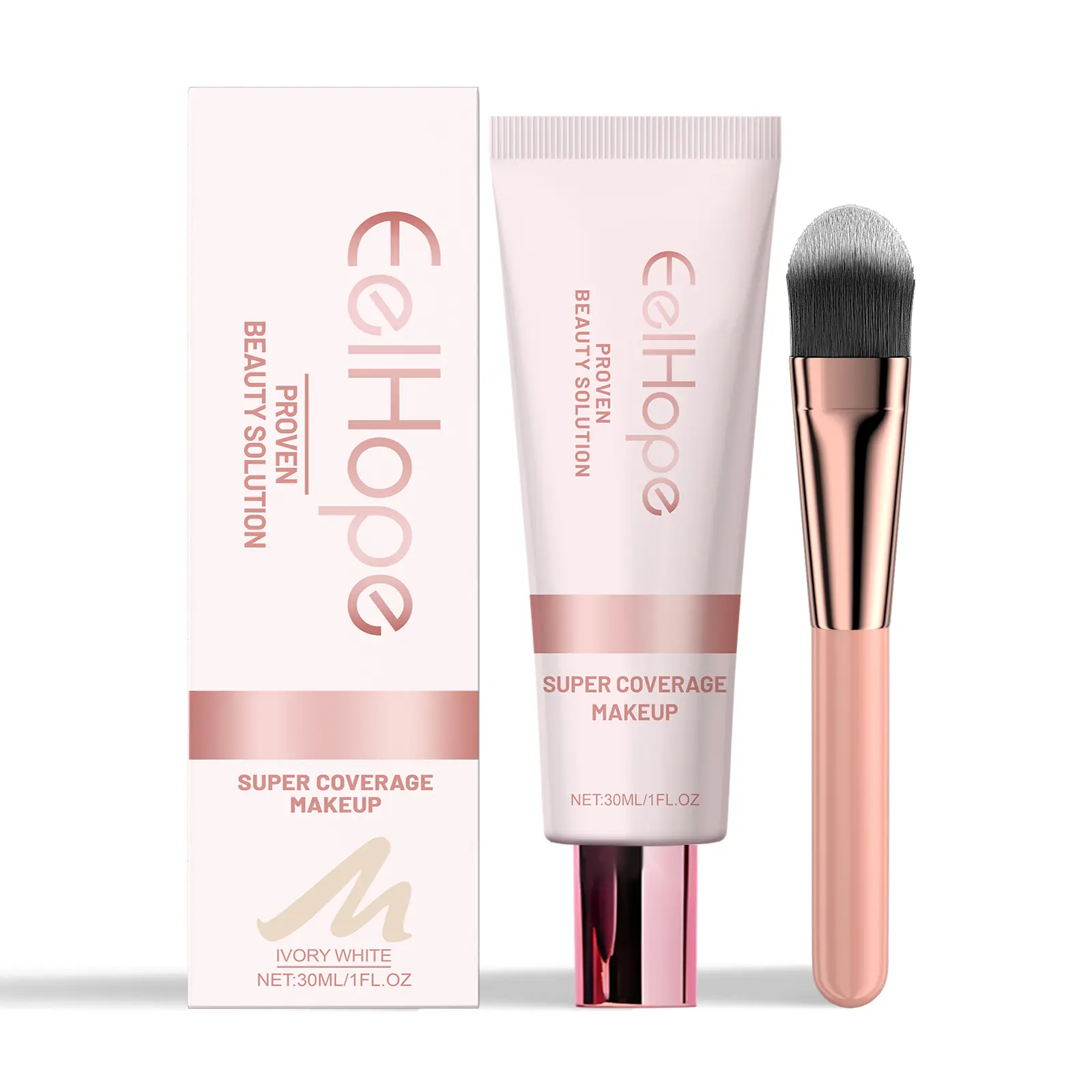 Eelhope Concealer Foundation Series Three-Color Optional Moisturizing Texture Clear Makeup Natural Foundation