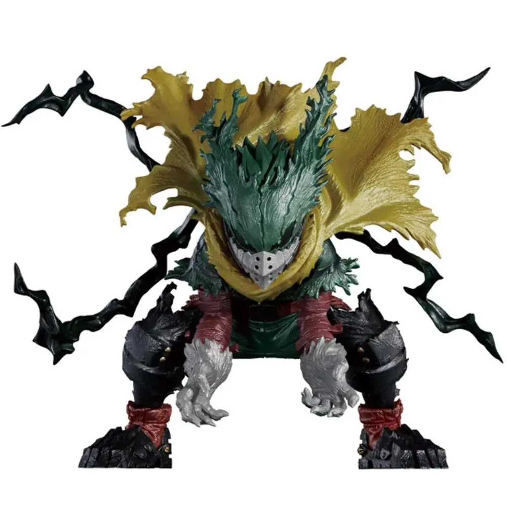MHA Anime figure Midoriya Izuku Blackened style Action figure Midoriya Izuku figurine Model Ornament Collection statue doll Gift