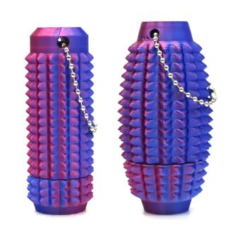 Fidget Toys,3D Printed Fidget Toys, Pain Stim Fidget Toy Reduce Stress for Adults,Anxiety Relief Pain Stim,Spiky Fidget Keychain for Anxiety and Stress Reduction