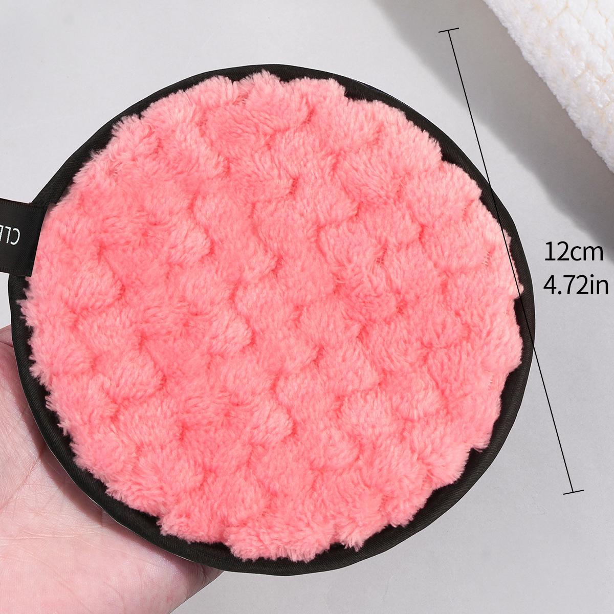 MAANGE Makeup Removing Puff Set, 4 Counts Double Sided Pineapple Cleansing Face Puff, Soft Makeup Remover For Women, Summer Makeup Gift #GLOBAL PICKS