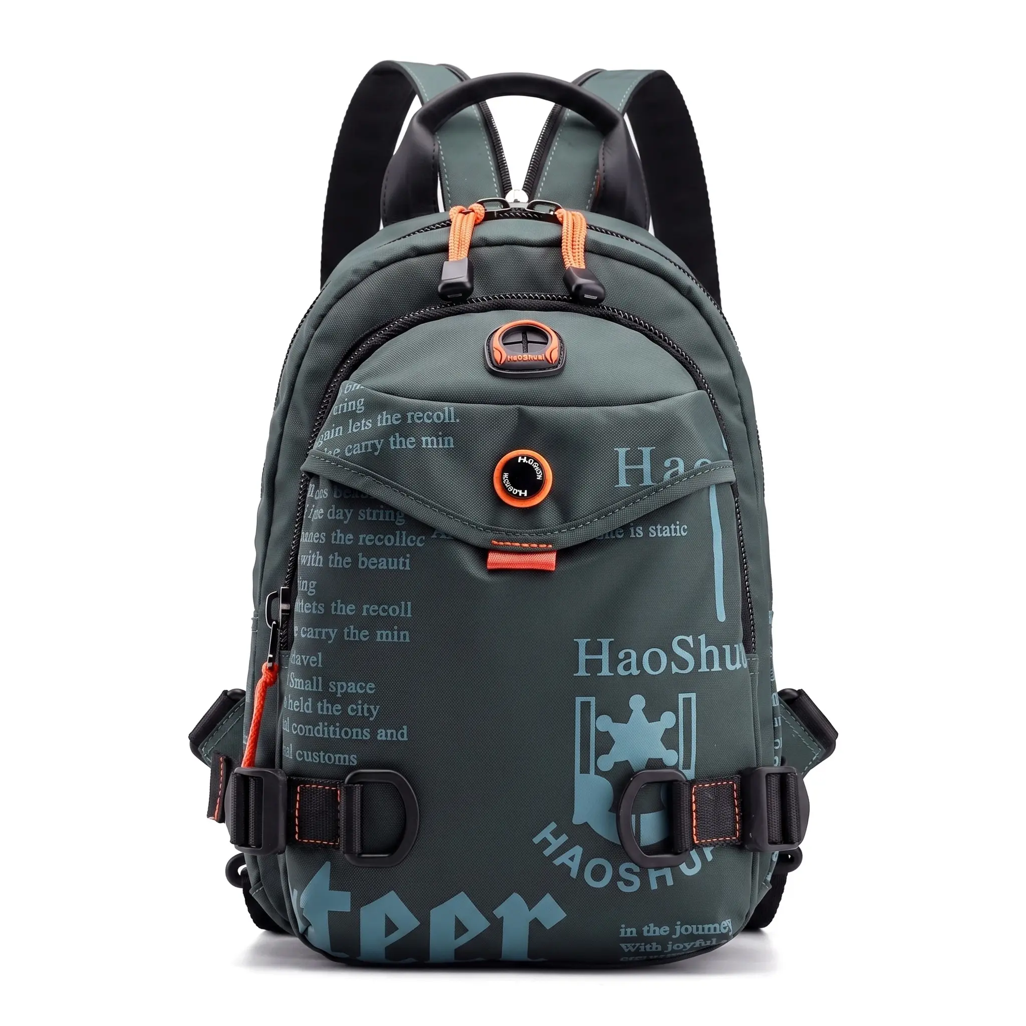 Waterproof Chest Bag For Men Outdoor Travel 20L Nylon Crossbody Backpack Casual Daypack Lightweight Shoulder Bag