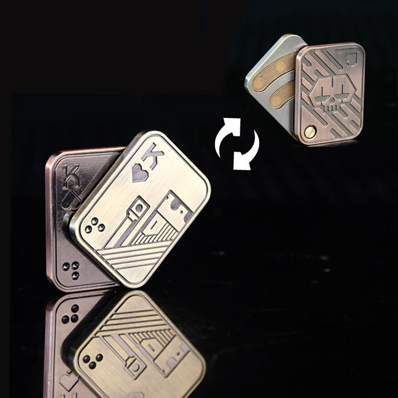 Magnetic Metal Fidget Toys for Adults & Teens, Stress Relief Fidgeting, Manual Rotation Stress Relief Toy, Office Decompression Tabletop Toy（Magnet style） #GLOBAL PICKS