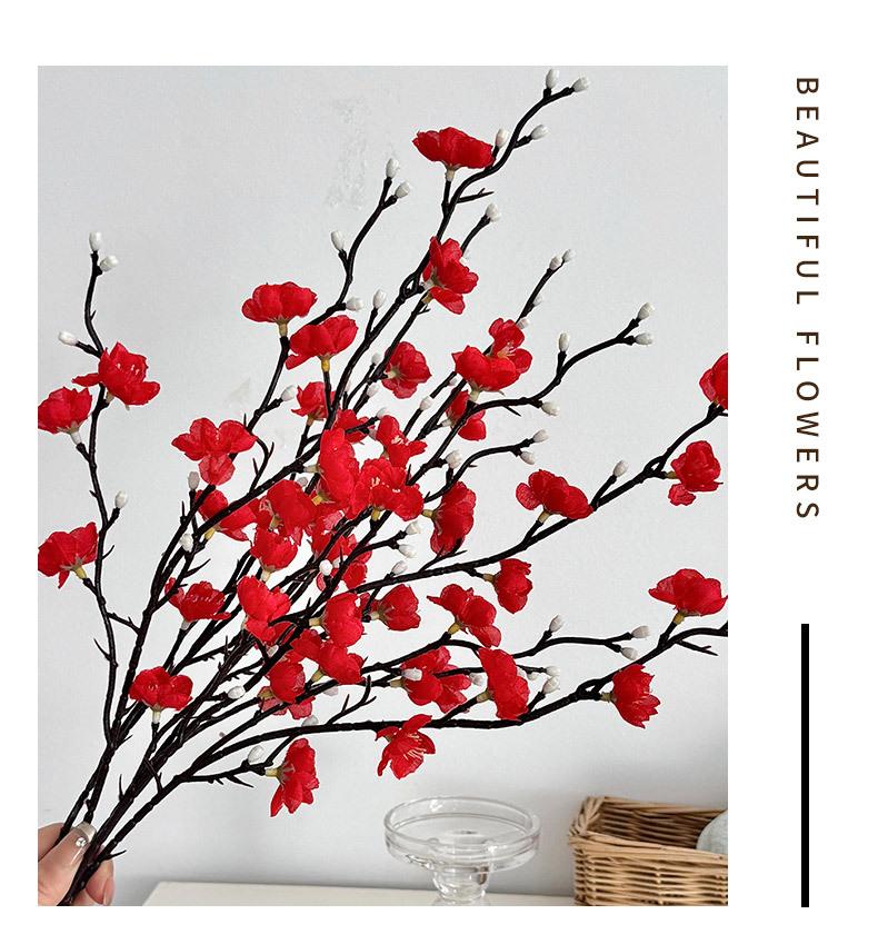 55CM single white mini plum blossom artificial flower for Chinese-style home decoration