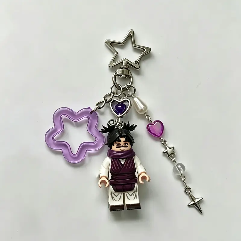 Anime Beaded Jj Keychains Y2K, Keychain Collectibles, Stylish Accessory for Anime Fans, Unique Y2K Design, Perfect Gift Idea, Durable & Eye-Catching
