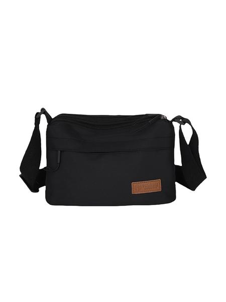 Multi-compartment casual crossbody bag, fashionable, versatile and compact, simple solid color with multiple colors to choose from, lightweight and portable small crossbody bag, niche creative, suitable for office workers, etc., Minimalist crossbody bag