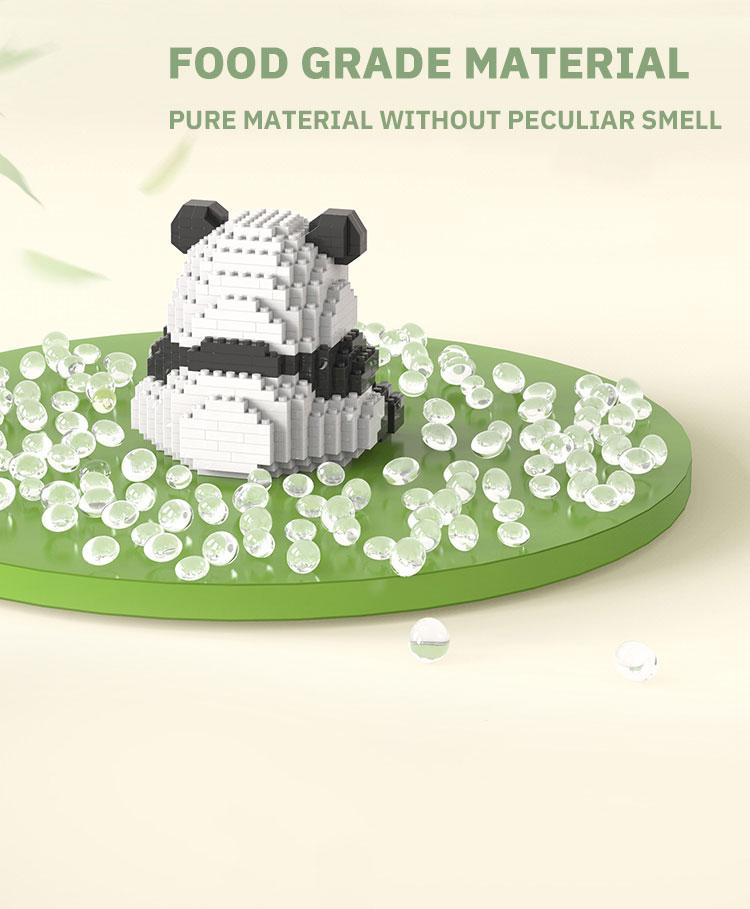 Creative DIY Assemable Animal Cute MINI Chinese Style Animal Panda Building Block Educational Boy Toys For Children Model Bricks