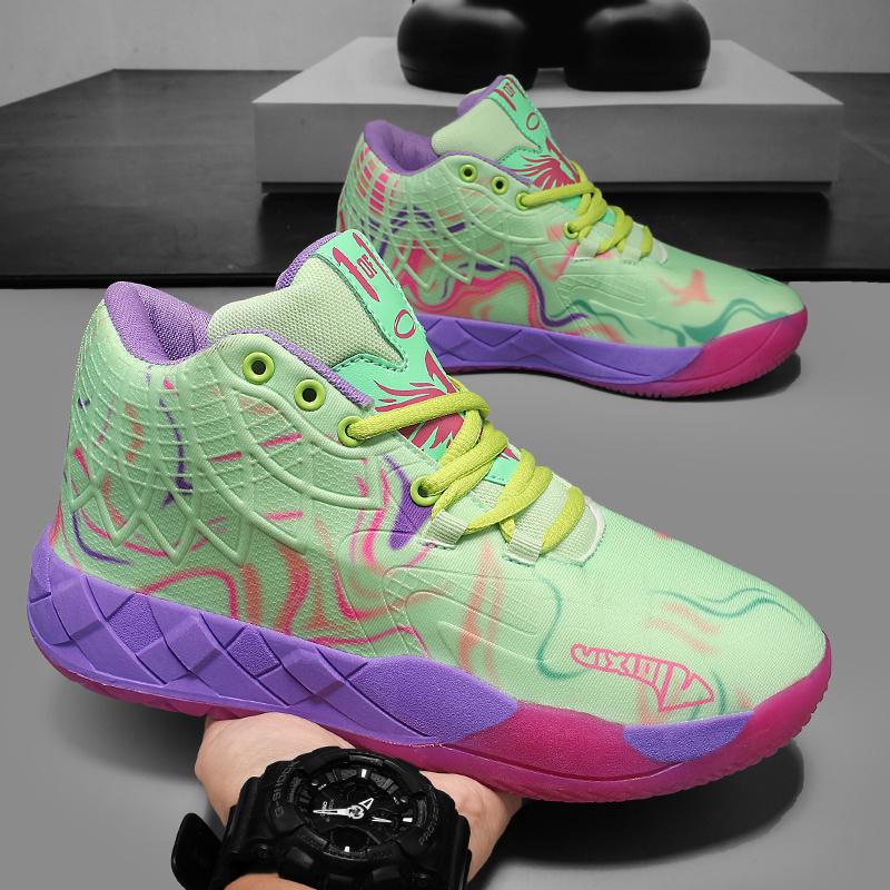 (New)[sneakers] Men'S Lightweight Breathable Basketball Shoes|   Comfortable, Shock-resistant, All-season, Standard Fit