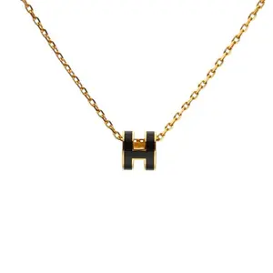 Pre-owned HERMES Pop H Necklace Mini AlloyP226157299