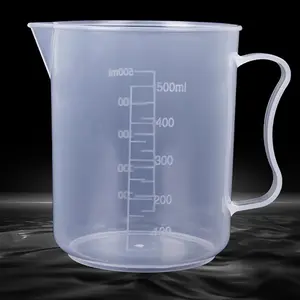 A kitchen measuring cup with graduations, high precision and high temperature resistance
