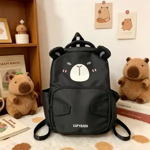 New Arrival! 4-Color Unisex Capybara Backpack, Large Capacity Laptop & School Bag, Stylish & Photo-Ready Multi-purpose Daypack for Daily Commute, Office, Travel and Outdoor Activities