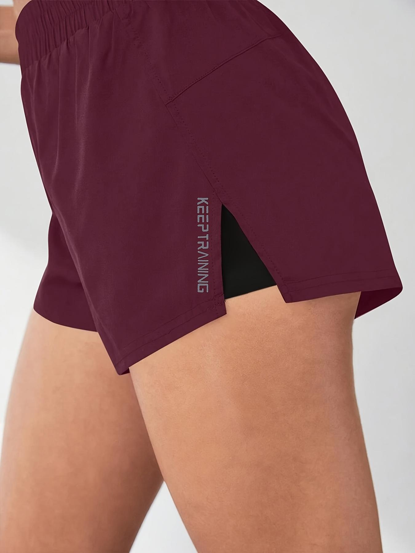 2026 New 2-in-1 Look Anti-See-Through Yoga Shorts Sports Shorts Running Fitness Tennis Casual Basic Athletic Pants for Women