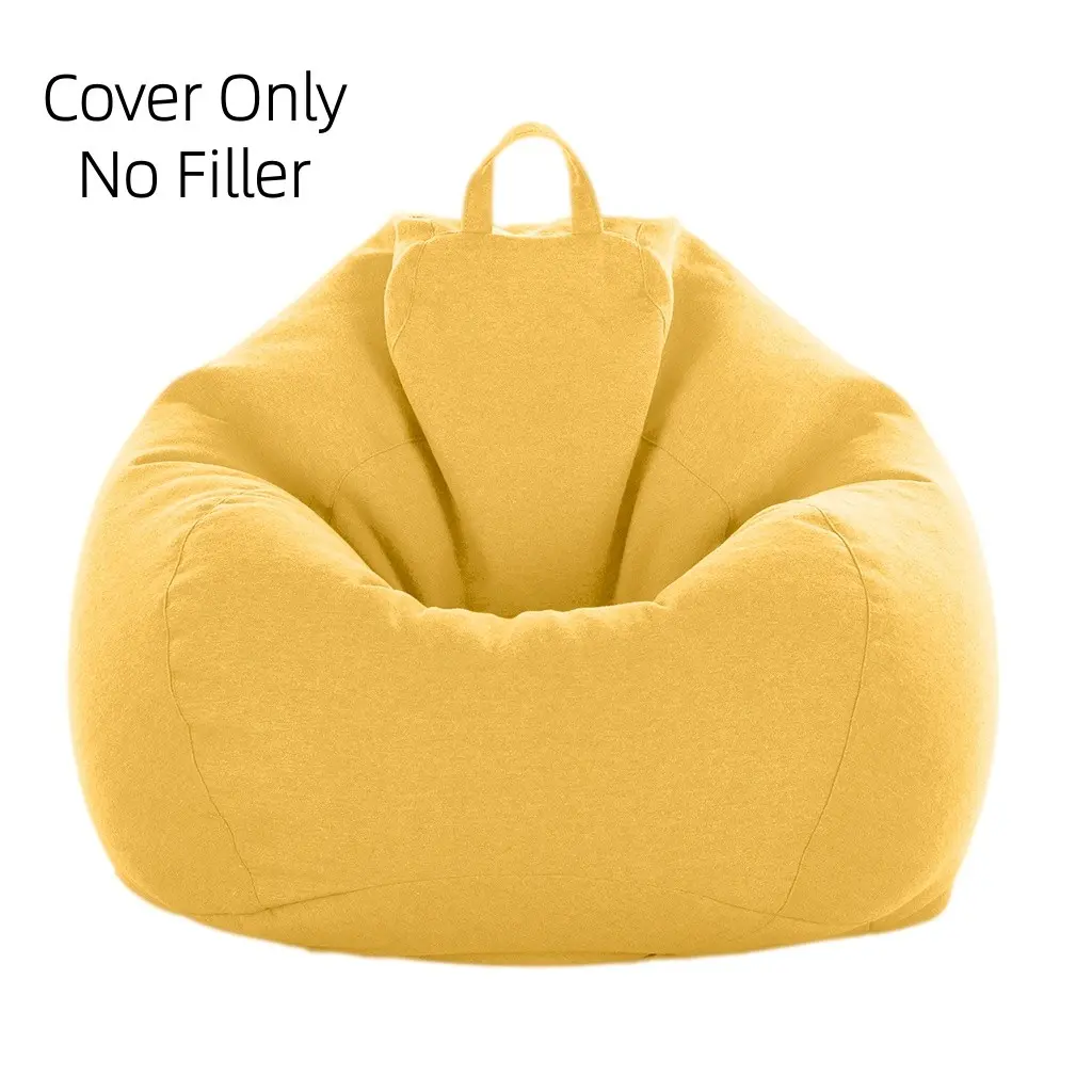 1piece single person bean bag lazy sofa cover ( Without Filler, only Cover) bean sand bag cover bean bag cover Bean Bag Chair Bean Bag Accessories