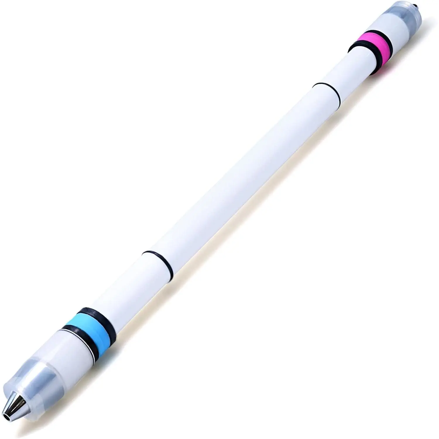 Pen Spinning Pens Ivan Emboss Mod, Weighted Spin Trick Pen for Beginner, Blue  Grip