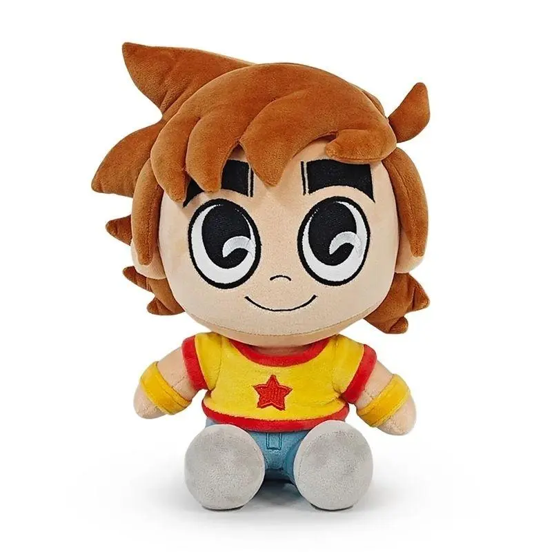 Unisex Scott Pilgrim Crooked Kid Scott Take Off Animated Look Plush Toy - PP Fabric Plushies, Collectible Stuffed Doll Peripheral Collectibles
