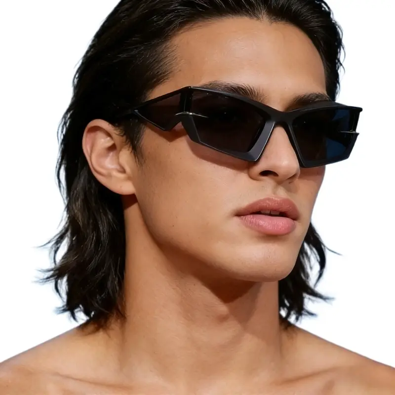 Futuristic Tech-Style Sunglasses, Y2K Street Photography and 