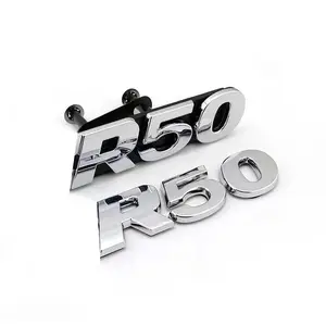 Car Trunk Emblem Chrome R50 Front  Grille Logo For VW 7L9853679