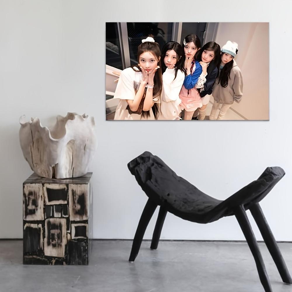 KPOP Ii-Illits Sweet Girl Group Member • 1pc Polyester Digital Printed Flag • Ideal for Indoor Home And Garage Wall Decor • Outdoor Advertising • Holiday Party Decoration Hanging Banner with Grommets