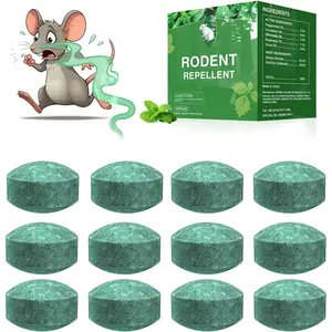 12-Pack Strong Peppermint Oil Repellent| One Box Takes Care of Mice, Ants & More – Safe, Eco-Friendly, Long-Lasting Scent, Saves You Money, A Must-Have for Every Home!" outdoor application rat deterrent rodent repellent ball mouse repellent