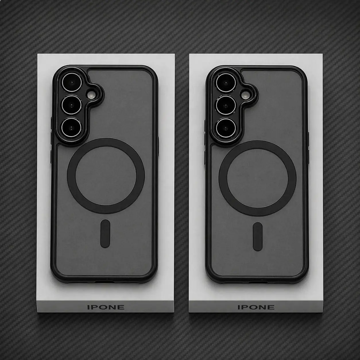 Luxury Matte Translucent Magnetic Wireless Charge Protective Phone Case Protection Compatible with Samsung A57 A37 A56 A36 A16 A17 A26 S26 Ultra S25 FE S24 Ultra S23 Ultra Series, with Camera Lens Protector, Perfect Holiday Moth,HD,Dual,Card,5G,Smartphone