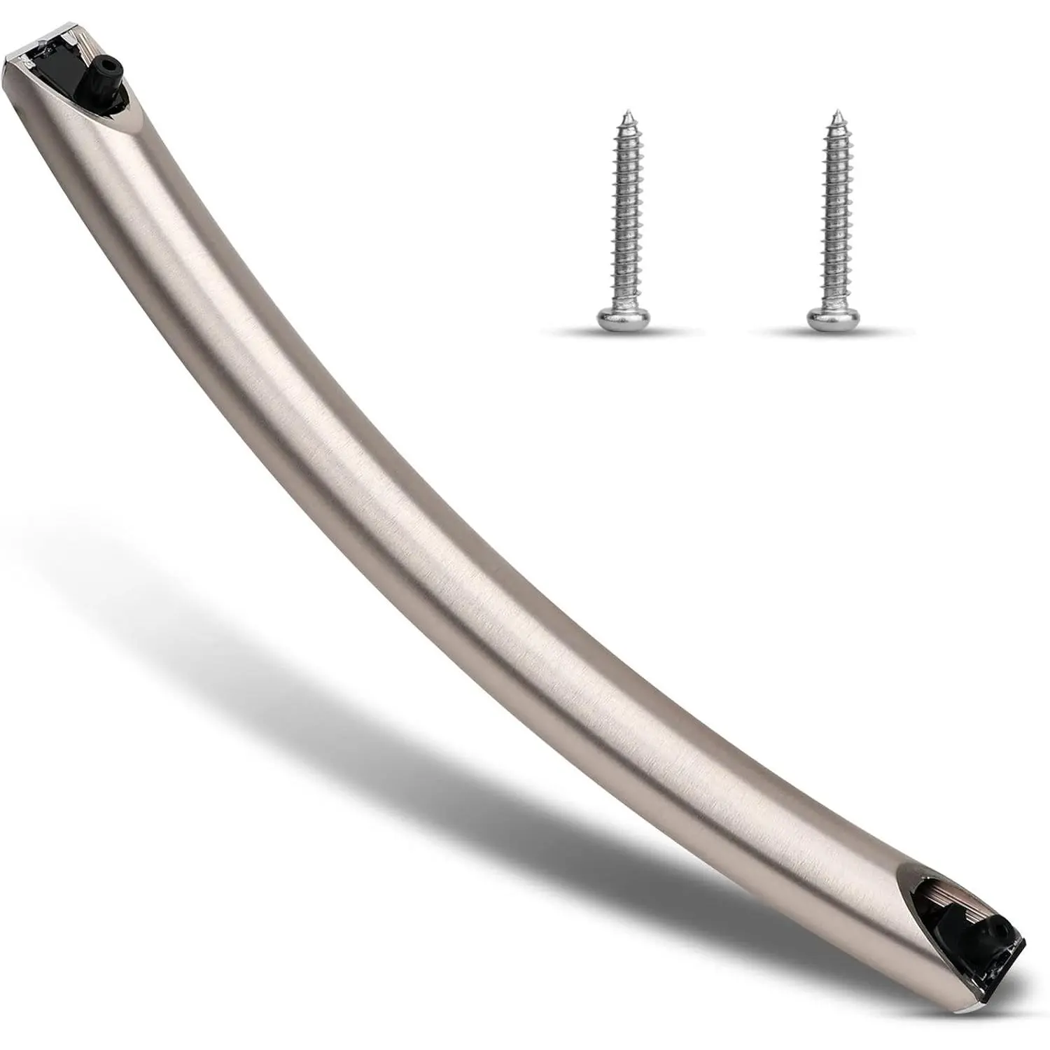 Microwave Door Handle Replacement for ME16H702SES ME18H704SFS SMH1816S SMH1926S Replaces DE94-02933A Contains 2 Screws