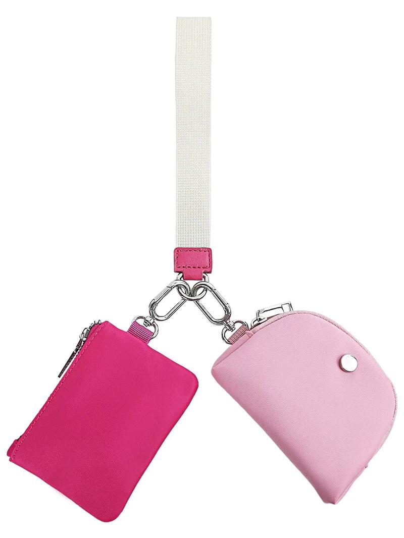 Women's Minimalist Multifunctional Colorblock Small Wrist Wallet, Casual Trendy Versatile High-quality Coin Purse, Fashionable Wallet for Daily Use Wallet Wristlet