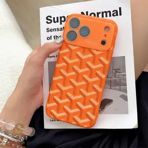 iPhone 12/13/14/15/16/17 Smartphone Protective Case, Bold Monogram Embossing, Tactile Textured Modern Art Design, Ultra Skin-Friendly Touch, All-Inclusive Lens Protection, Tech Accessories Bundle with Screen Protector