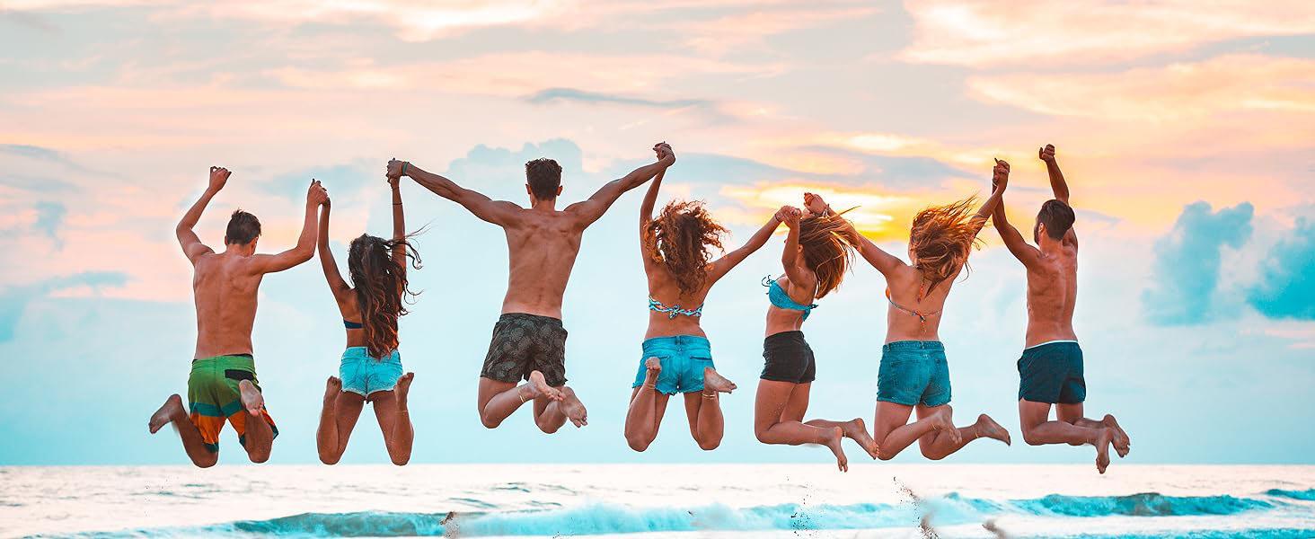 Tewiky Anklets for Women Waterproof Layered Leaf Cuban Chain Anklets Set Summer Beach Anklets for Women Teen Girls Jewelry Gifts dealsforyoudays