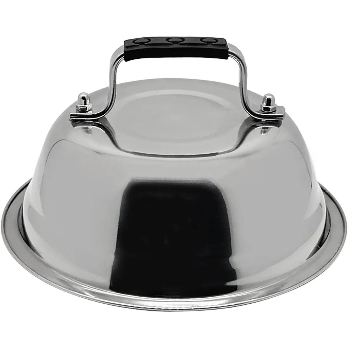 Burger Cheese Melting Dome for Grill, Griddle, and Stovetop | Durable Stainless Steel Melting Dome | Quickly Melt Cheese On Burgers | Griddle Cooking Dome With Handle | 1 Burger Capacity